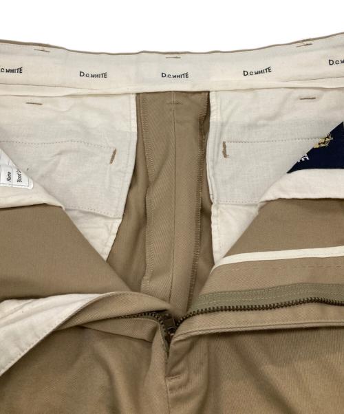 D.C.WHITE（ディーシーホワイト）D.C.WHITE (ディーシーホワイト) ノータックチノパン ベージュ サイズ:48の古着・服飾アイテム