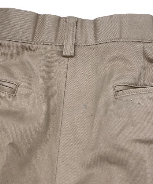 D.C.WHITE（ディーシーホワイト）D.C.WHITE (ディーシーホワイト) ノータックチノパン ベージュ サイズ:48の古着・服飾アイテム