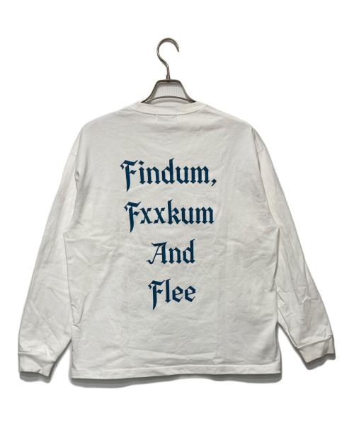 taupe（トープ）taupe (トープ) ロングスリーブカットソー ホワイト サイズ:01の古着・服飾アイテム