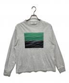 POET MEETS DUBWISEポエットミーツダブワイズ）の古着「プリントカットソー」｜グレー