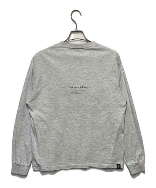 POET MEETS DUBWISE（ポエットミーツダブワイズ）POET MEETS DUBWISE (ポエットミーツダブワイズ) プリントカットソー グレー サイズ:Mの古着・服飾アイテム