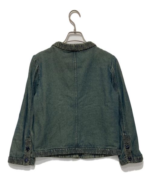 CHANEL（シャネル）CHANEL (シャネル) ココマークボタンデニムジャケット インディゴ サイズ:36の古着・服飾アイテム