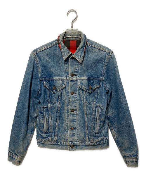LEVI'S（リーバイス）LEVI'S (リーバイス) 裏チェックデニムジャケット インディゴ サイズ:表記無しの古着・服飾アイテム