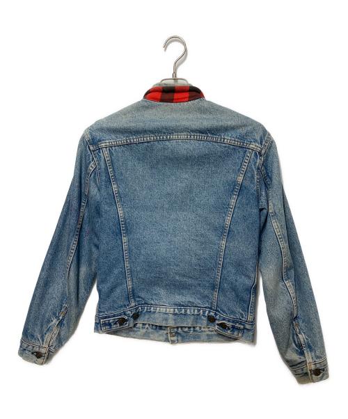 LEVI'S（リーバイス）LEVI'S (リーバイス) 裏チェックデニムジャケット インディゴ サイズ:表記無しの古着・服飾アイテム