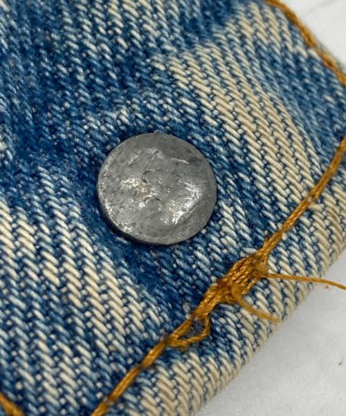 LEVI'S（リーバイス）LEVI'S (リーバイス) 裏チェックデニムジャケット インディゴ サイズ:表記無しの古着・服飾アイテム