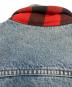 中古・古着 LEVI'S (リーバイス) 裏チェックデニムジャケット インディゴ サイズ:表記無し：5000円