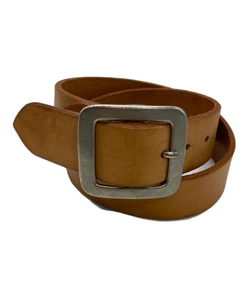 jun-company（ジュンカンパニー）jun-company (ジュンカンパニー) レザーベルト ブラウンの古着・服飾アイテム