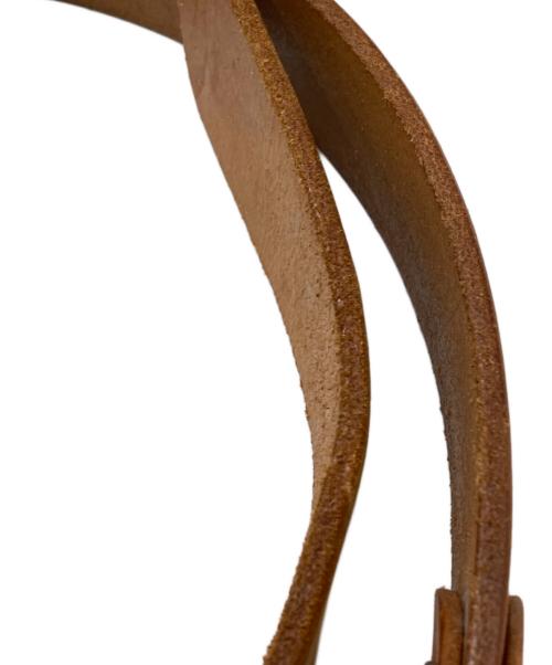 jun-company（ジュンカンパニー）jun-company (ジュンカンパニー) レザーベルト ブラウンの古着・服飾アイテム