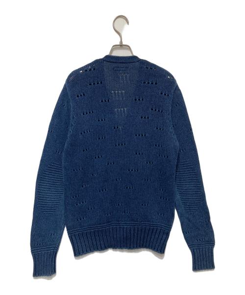 BLUE BLUE（ブルーブルー）BLUE BLUE (ブルーブルー) ニットカーディガン インディゴ サイズ:2の古着・服飾アイテム
