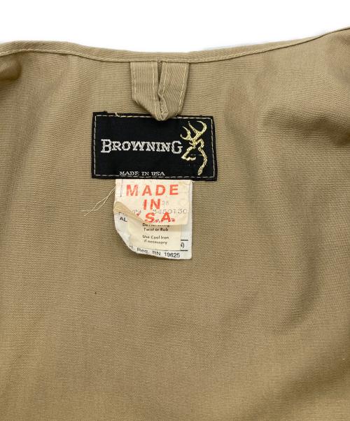 Browning（ブローニング）Browning (ブローニング) ハンティングベスト ベージュ サイズ:Lの古着・服飾アイテム
