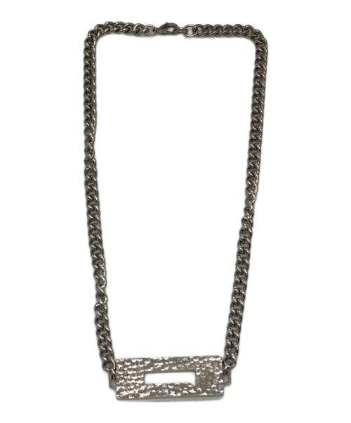 6:4 brass（ブラス）6:4 brass (ブラス) プレートネックレス シルバーの古着・服飾アイテム