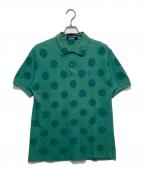 FRED PERRY×COMME des GARCONS SHIRTフレッドペリー×コムデギャルソンシャツ）の古着「水玉ポロシャツ」｜ブルー