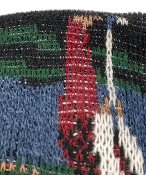 courtenay（コートニー）courtenay (コートニー) ゴルフ柄ニット ブルー サイズ:Ｌの古着・服飾アイテム