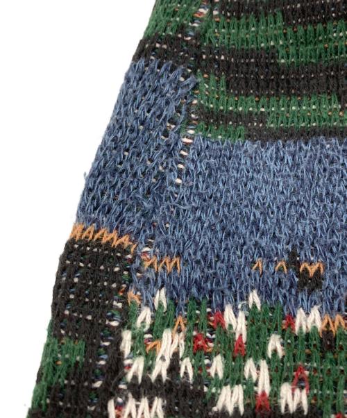 courtenay（コートニー）courtenay (コートニー) ゴルフ柄ニット ブルー サイズ:Ｌの古着・服飾アイテム