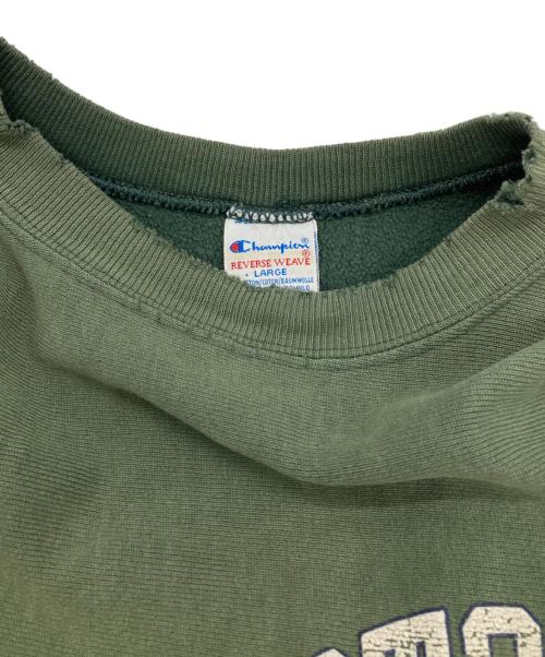 Champion（チャンピオン）Champion (チャンピオン) プリントリバースウィーブスウェット グリーン サイズ:Ｌの古着・服飾アイテム