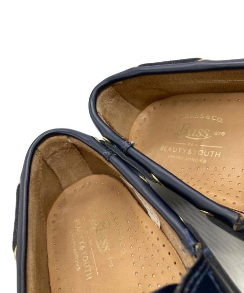 G.H.BASS（ジーエイチバス）G.H.BASS (ジーエイチバス) BEAUTY&YOUTH (ビューティーアンドユース) デッキシューズ ネイビー サイズ:41の古着・服飾アイテム