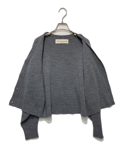 THE SHINZONE（ザ シンゾーン）THE SHINZONE (ザ シンゾーン) CAPELIN KINT CARDIGAN グレー サイズ:FOの古着・服飾アイテム