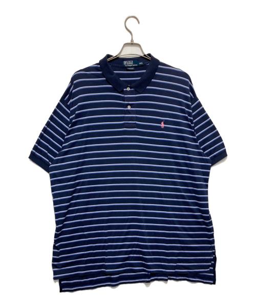 POLO RALPH LAUREN（ポロ・ラルフローレン）POLO RALPH LAUREN (ポロ・ラルフローレン) 半袖ポロシャツ ネイビー サイズ:XXLの古着・服飾アイテム