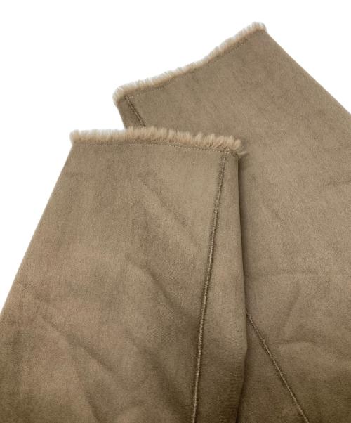 THREE DOTS（スリードッツ）THREE DOTS (スリードッツ) Double face fake fur reversible coat ブラウン サイズ:-の古着・服飾アイテム