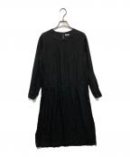 fog linen workフォグリネンワーク）の古着「リネンワンピース」｜ブラック