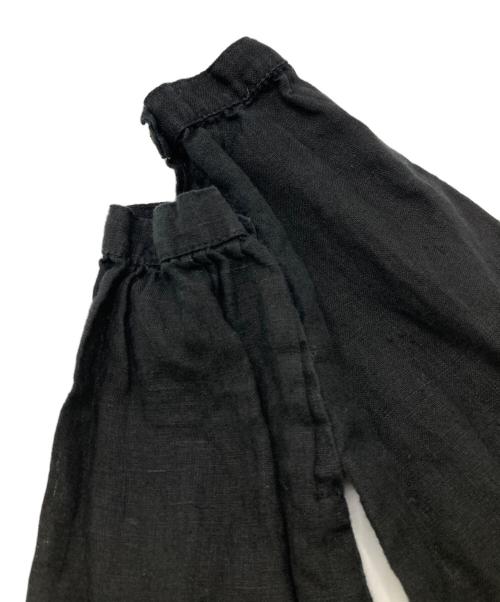 fog linen work（フォグリネンワーク）fog linen work (フォグリネンワーク) リネンワンピース ブラック サイズ:表記無しの古着・服飾アイテム