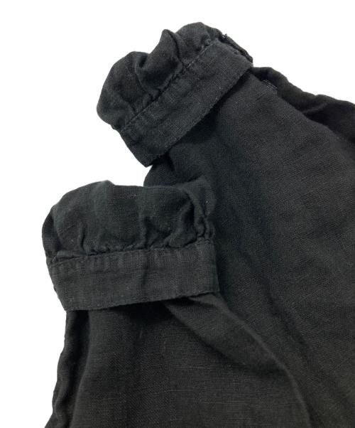 fog linen work（フォグリネンワーク）fog linen work (フォグリネンワーク) リネンワンピース ブラック サイズ:表記無しの古着・服飾アイテム