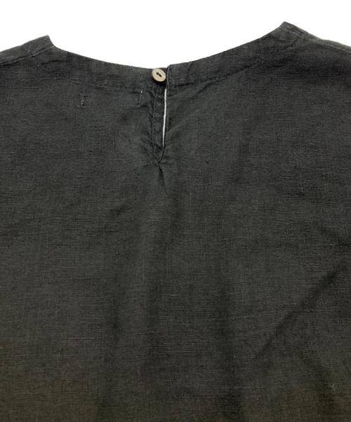 fog linen work（フォグリネンワーク）fog linen work (フォグリネンワーク) リネンワンピース ブラック サイズ:表記無しの古着・服飾アイテム