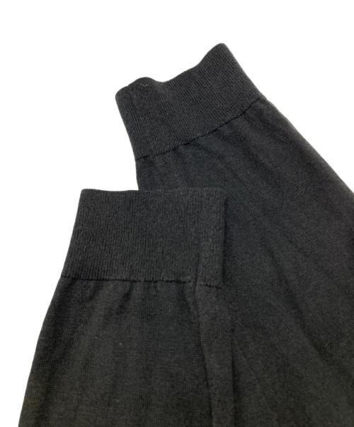 ENFOLD（エンフォルド）ENFOLD (エンフォルド) コットンシルクカーディガン ブラック サイズ:38の古着・服飾アイテム