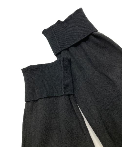 ENFOLD（エンフォルド）ENFOLD (エンフォルド) コットンシルクカーディガン ブラック サイズ:38の古着・服飾アイテム