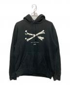 UNDERCOVERアンダーカバー）の古着「Cross thorn born HOODIE」｜ブラック