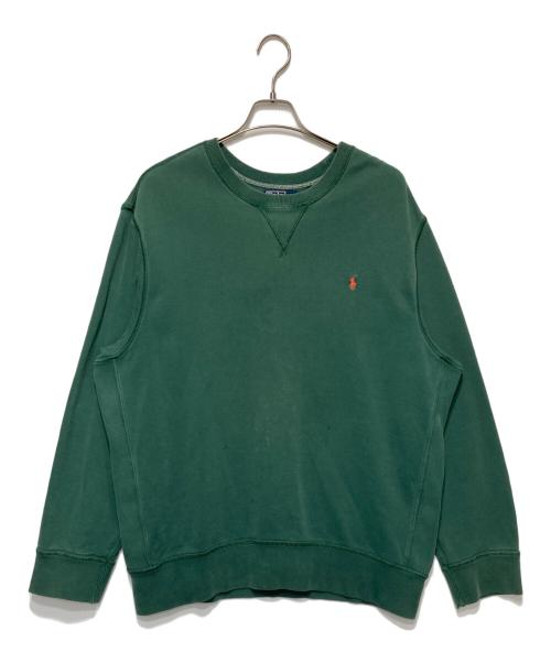 POLO RALPH LAUREN（ポロ・ラルフローレン）POLO RALPH LAUREN (ポロ・ラルフローレン) オーバースウェット グリーン サイズ:XLの古着・服飾アイテム