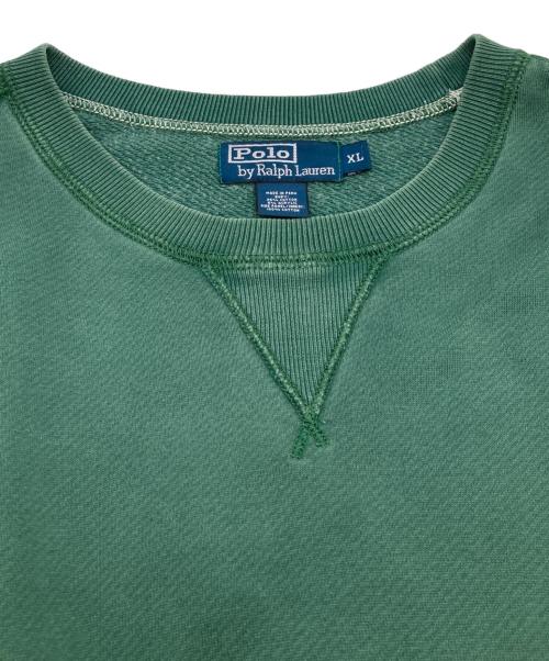 POLO RALPH LAUREN（ポロ・ラルフローレン）POLO RALPH LAUREN (ポロ・ラルフローレン) オーバースウェット グリーン サイズ:XLの古着・服飾アイテム