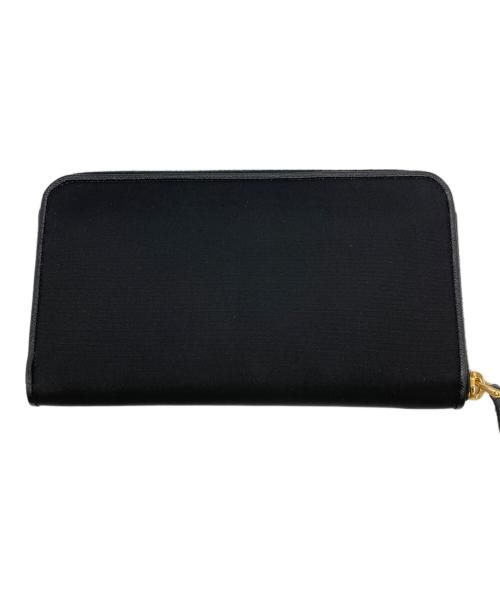 PRADA（プラダ）PRADA (プラダ) NYLON JACQUARD 財布 ブラックの古着・服飾アイテム