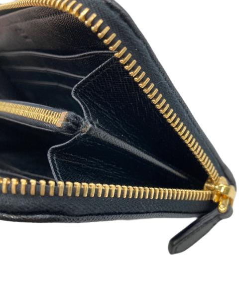 PRADA（プラダ）PRADA (プラダ) NYLON JACQUARD 財布 ブラックの古着・服飾アイテム