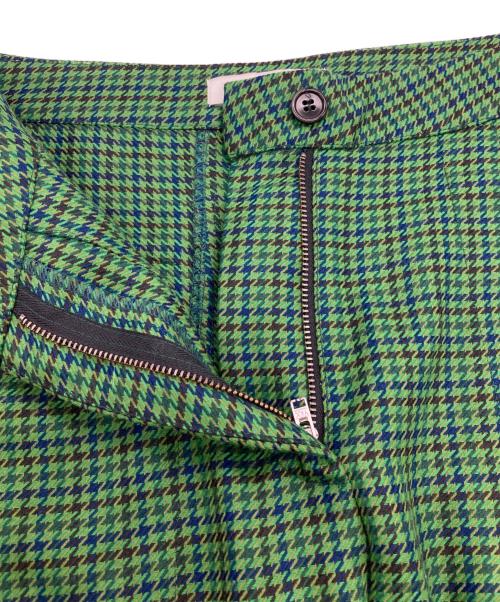 Henrik Vibskov（ヘンリック ヴィブスコフ）Henrik Vibskov (ヘンリック ヴィブスコフ) 総柄バルーンパンツ グリーン サイズ:Sの古着・服飾アイテム