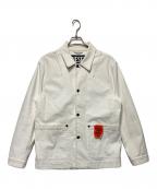 DIESELディーゼル）の古着「デニムワークジャケット」｜ホワイト