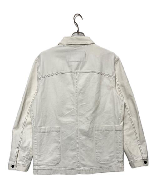 DIESEL（ディーゼル）DIESEL (ディーゼル) デニムワークジャケット ホワイト サイズ:Ｌの古着・服飾アイテム