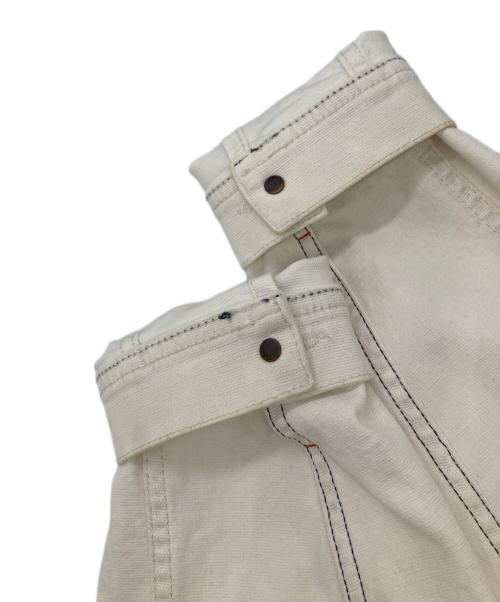 DIESEL（ディーゼル）DIESEL (ディーゼル) デニムワークジャケット ホワイト サイズ:Ｌの古着・服飾アイテム
