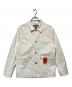 DIESEL（ディーゼル）の古着「デニムワークジャケット」｜ホワイト