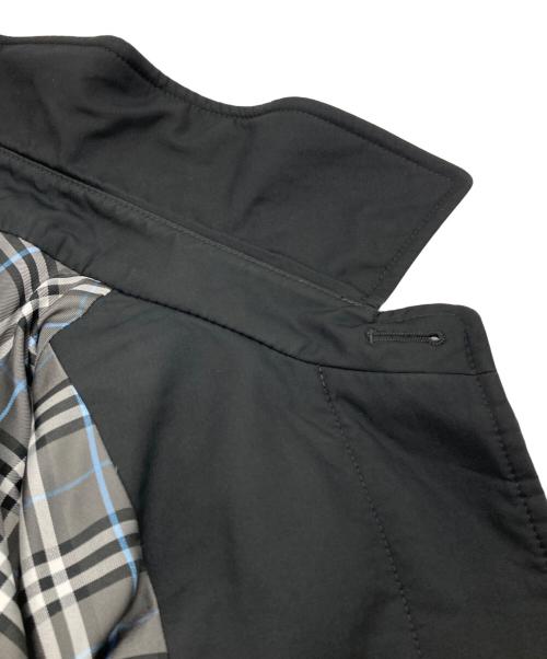 BURBERRY BLACK LABEL（バーバリーブラックレーベル）BURBERRY BLACK LABEL (バーバリーブラックレーベル) ステンカラーコート ブラック サイズ:Ｌの古着・服飾アイテム
