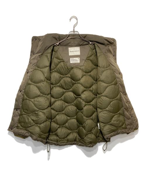 WHITE MOUNTAINEERING（ホワイトマウンテ二アニング）WHITE MOUNTAINEERING (ホワイトマウンテ二アニング) TAION (タイオン) コラボダウンジャケット オリーブ サイズ:1の古着・服飾アイテム