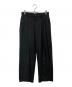 cornier（コルニエ）の古着「Super130's WORSTED WOOL 2-TUCK WIDE PANTS」｜ブラック