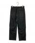 cornier (コルニエ) Super130's WORSTED WOOL 2-TUCK WIDE PANTS ブラック サイズ:Ｍ：9000円