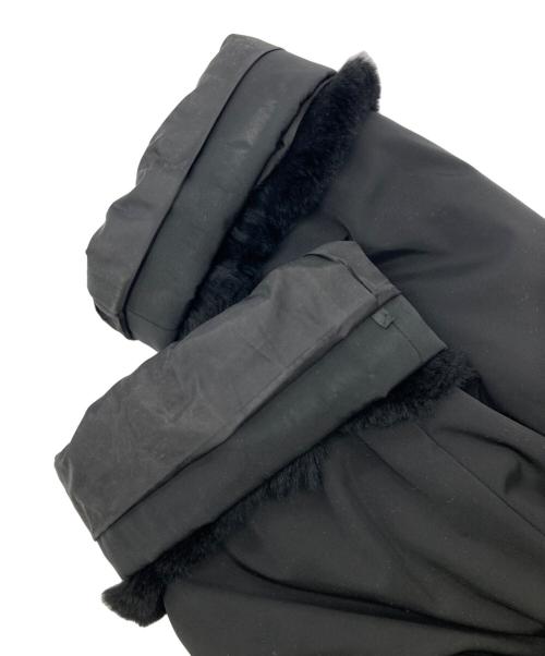 BURBERRY LONDON（バーバリーロンドン）BURBERRY LONDON (バーバリーロンドン) ラビットファーダウンコート ブラック サイズ:44の古着・服飾アイテム