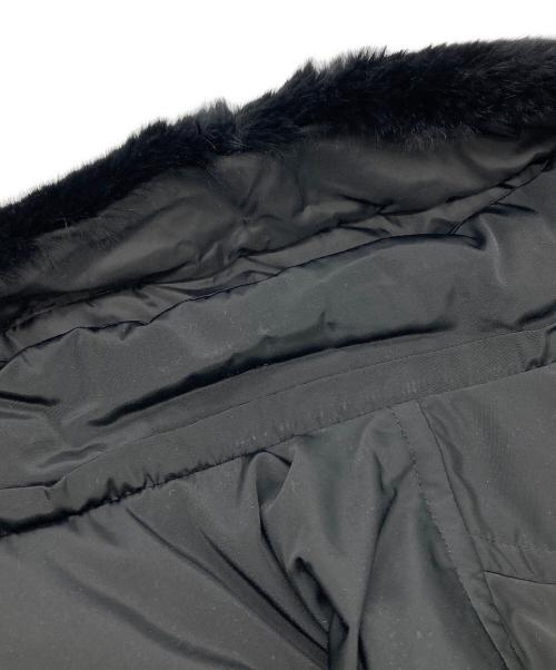 BURBERRY LONDON（バーバリーロンドン）BURBERRY LONDON (バーバリーロンドン) ラビットファーダウンコート ブラック サイズ:44の古着・服飾アイテム