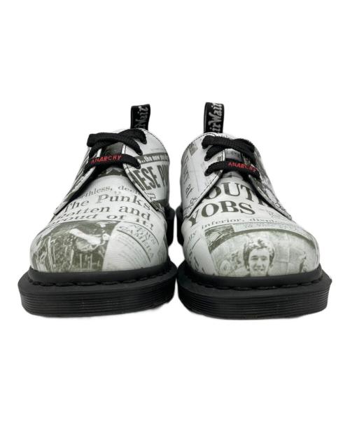 Dr.Martens（ドクターマーチン）Dr.Martens (ドクターマーチン) SEX PISTOLS (セックスピストルズ) 3ホールシューズ ホワイト サイズ:8の古着・服飾アイテム
