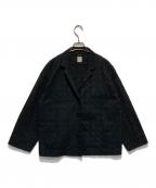 TSUHARU by samansa Mos2ツハル バイ サマンサモスモス）の古着「リングタイル刺繍テーラードジャケット」｜ブラック