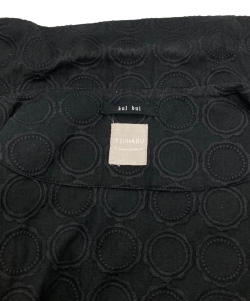 TSUHARU by samansa Mos2（ツハル バイ サマンサモスモス）TSUHARU by samansa Mos2 (ツハル バイ サマンサモスモス) リングタイル刺繍テーラードジャケット ブラック サイズ:Fの古着・服飾アイテム
