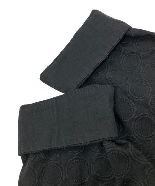 TSUHARU by samansa Mos2（ツハル バイ サマンサモスモス）TSUHARU by samansa Mos2 (ツハル バイ サマンサモスモス) リングタイル刺繍テーラードジャケット ブラック サイズ:Fの古着・服飾アイテム