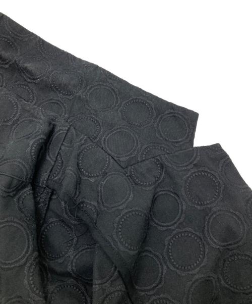 TSUHARU by samansa Mos2（ツハル バイ サマンサモスモス）TSUHARU by samansa Mos2 (ツハル バイ サマンサモスモス) リングタイル刺繍テーラードジャケット ブラック サイズ:Fの古着・服飾アイテム